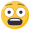 Fearful Face emoji on Emojione